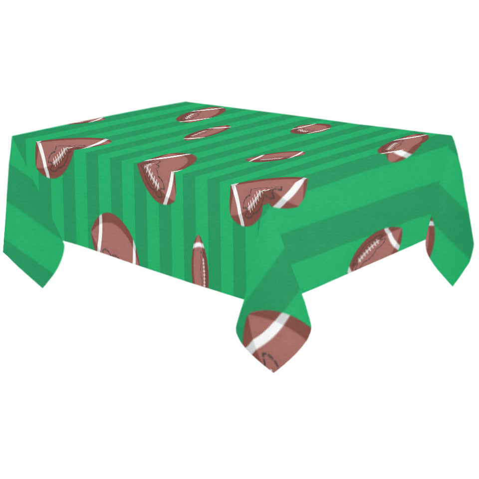 American football ball field background Tablecloth