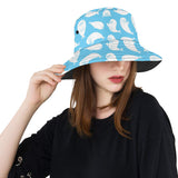 Cute white sea lion seals pattern Unisex Bucket Hat