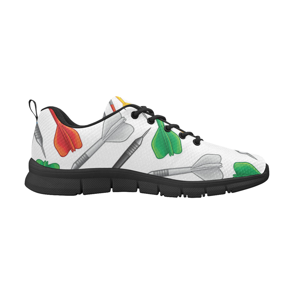 Darts Pattern Print Design 03 Men's Breathable Sneakers ( Model 055)