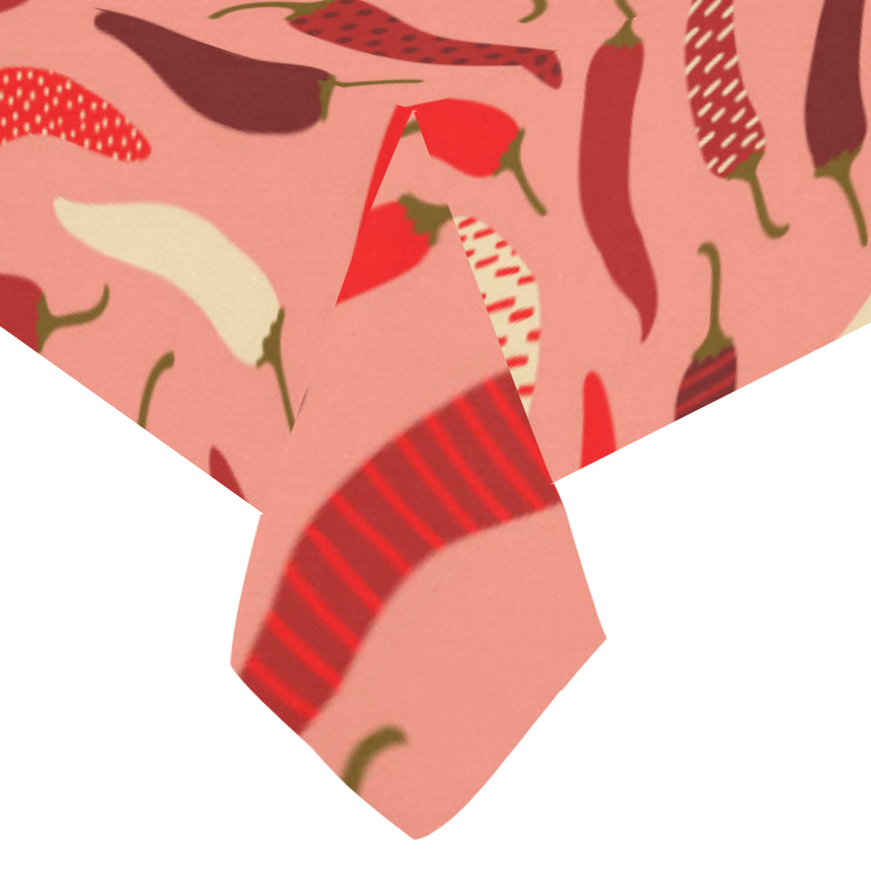 Beautiful Chili peppers pattern Tablecloth