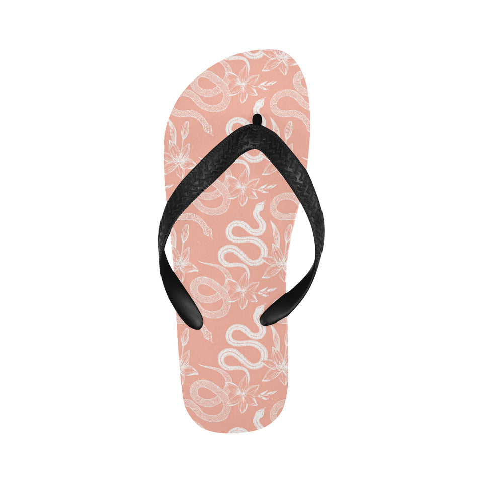 Snake lilies flower pattern Unisex Flip Flops
