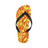 Fire flame design pattern Unisex Flip Flops