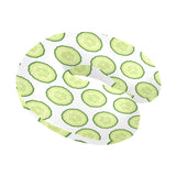 Cucumber slices pattern U-Shaped Travel Neck Pillow