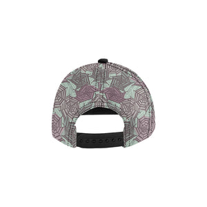 Spider web cobweb design color pattern All Over Print Snapback Cap