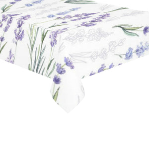 Hand painting Watercolor Lavender Tablecloth