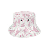 Hand drawn ice cream pattern Unisex Bucket Hat