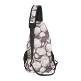 Garlic bulb dark background All Over Print Chest Bag