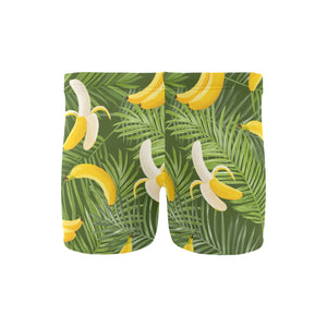 Banana Palm Leaves pattern Men's Swimming Trunks