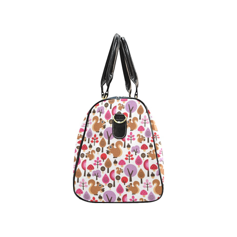 Squirrel Pattern Print Design 02 Travel Bag