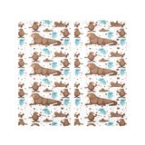 sea lion Seals jellyfish pattern Gauze Curtain