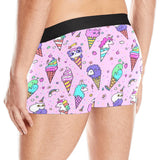 Cute ice cream cone animal pattern Men's All Over Print Boxer Briefs Men's Underwear