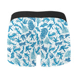 Coral Reef Pattern Print Design 01 Men's All Over Print Boxer Briefs Men's Underwear