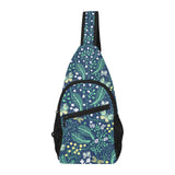 butterfly leaves pattern All Over Print Chest Bag
