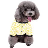 Potato Chips Pattern Print Design 02 All Over Print Pet Dog Round Neck Fuzzy Shirt