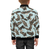 Eagle Pattern Print Design 01 Kids' Boys' Girls' Bomber Jacket