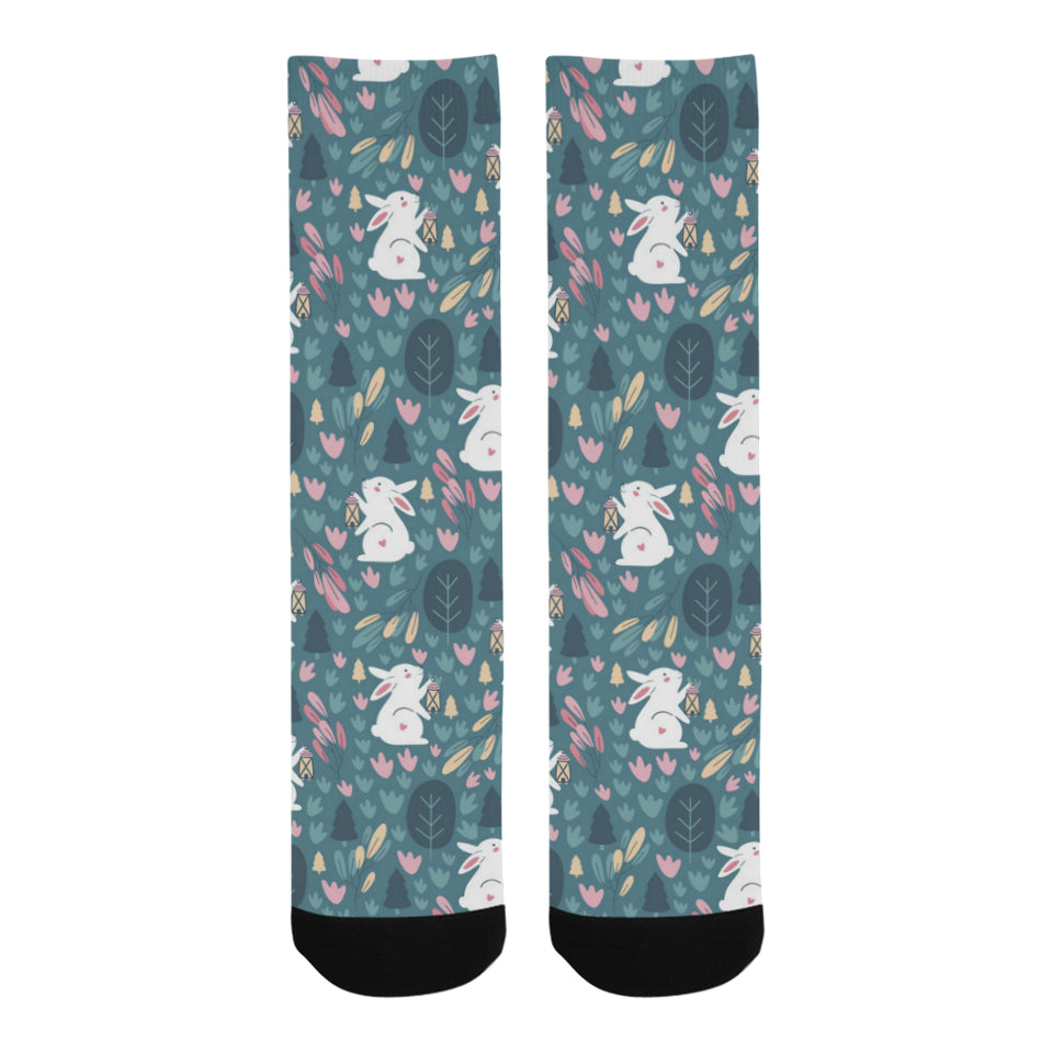 Cute rabbit pattern Crew Socks