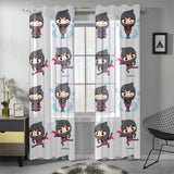 Cute ninja pattern Gauze Curtain