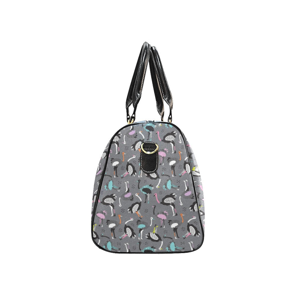 Ostrich Pattern Print Design 01 Travel Bag