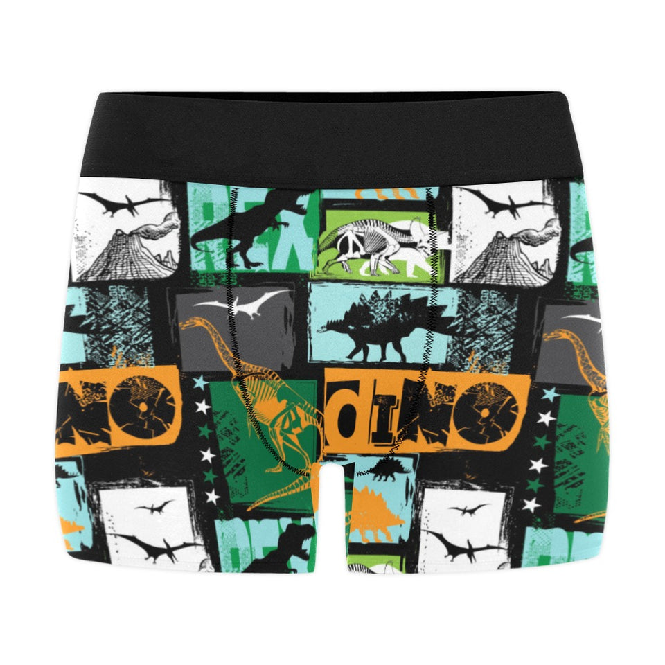dinosaurs print pattern Men's All Over Print Boxer Briefs Men's Underwear