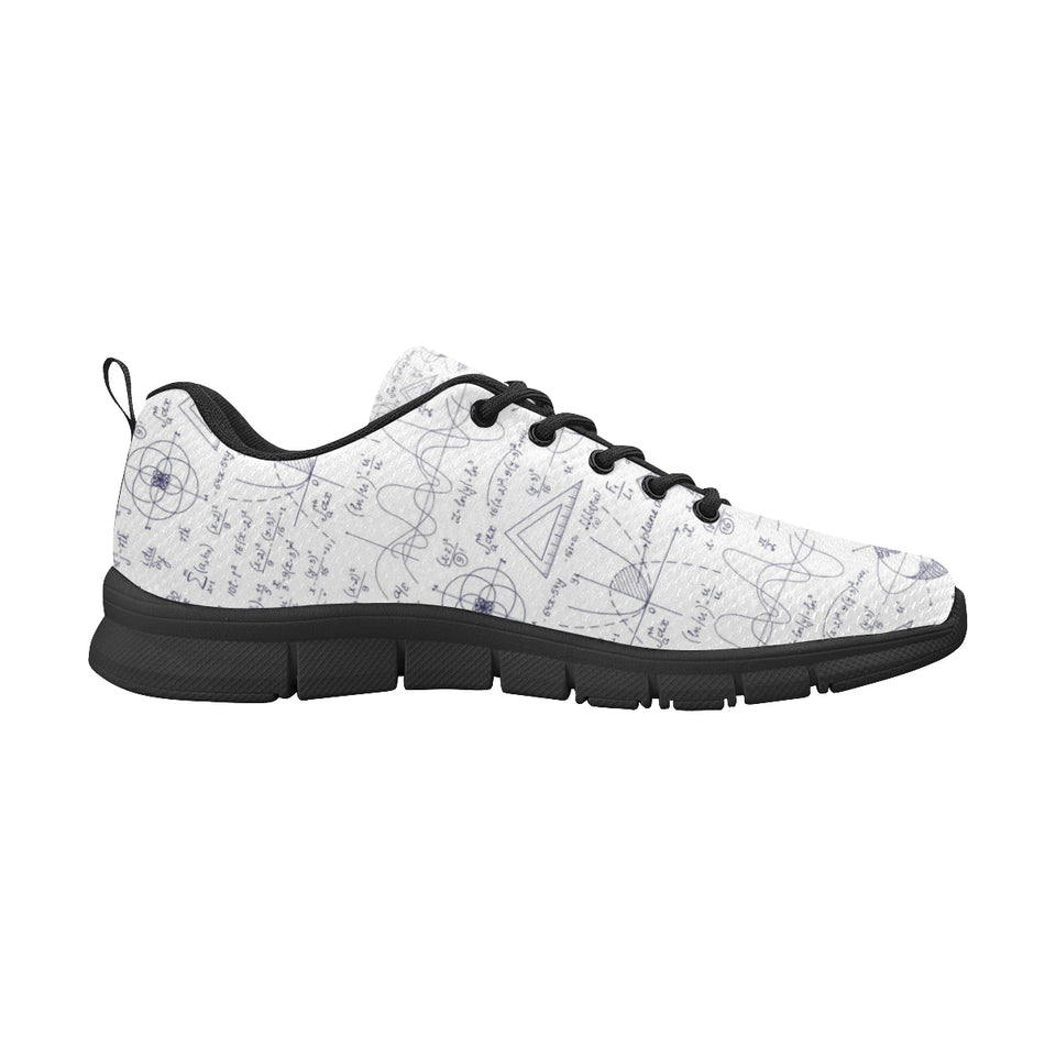 Math Pattern Print Design 03 Men's Breathable Sneakers ( Model 055)