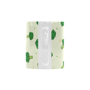 Broccoli pattern Classical White Mug (Fulfilled In US)