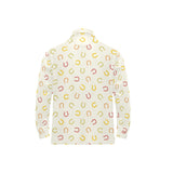 Horseshoes Pattern Print Design 02 Men's Long Sleeve Polo Shirt