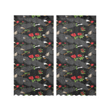 Eagle Pattern Print Design 04 Gauze Curtain