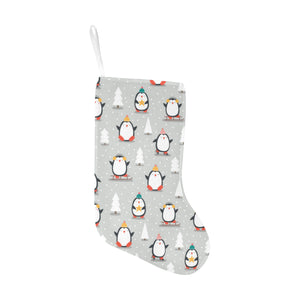 Cute Penguin christmas pattern Christmas Stocking
