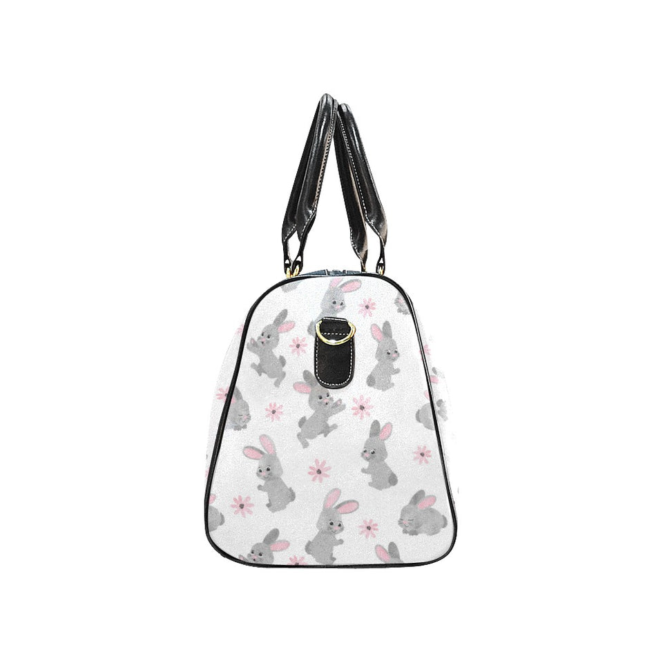 Watercolor cute rabbit pattern Travel Bag