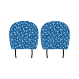 Airplane pattern in the sky Car Headrest Cover