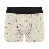 Jack Russel Pattern Print Design 02 Men's All Over Print Boxer Briefs Men's Underwear