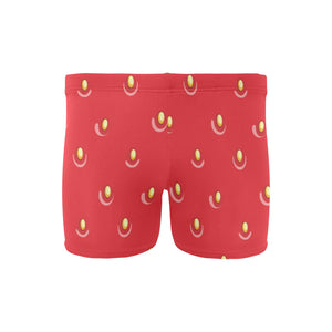 strawberry texture skin pattern Men's Swimming Trunks