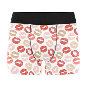 Lips Pattern Print Design 04 Men's All Over Print Boxer Briefs Men's Underwear