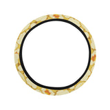 Popcorn Pattern Print Design 04 Car Steering Wheel Cover
