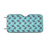 Stingray Pattern Print Design 02 Car Sun Shade