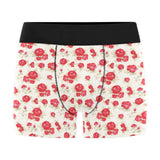 Rose Pattern Print Design 01 Men's All Over Print Boxer Briefs Men's Underwear