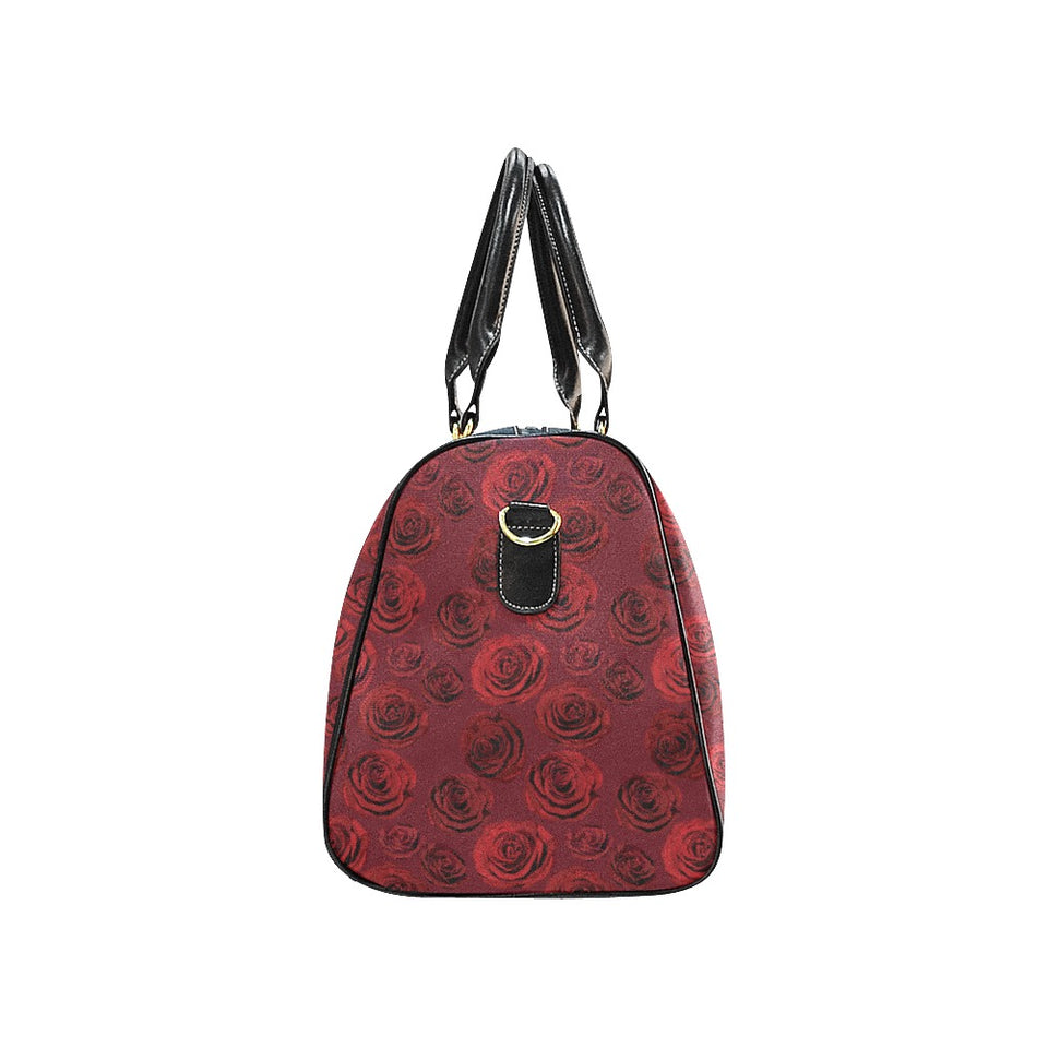 Rose Pattern Print Design 03 Travel Bag