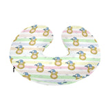 Cute hand drawn mermaid U-Shaped Travel Neck Pillow