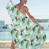 Pelican Pattern Print Design 01 Beach Towel