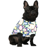 Colorful clock background All Over Print Pet Dog Round Neck Fuzzy Shirt