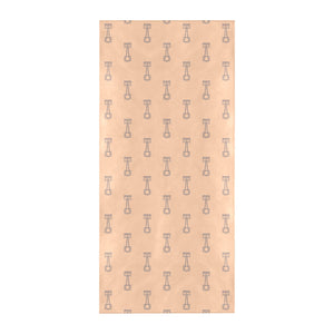 Engine Piston Cream Background Pattern Design 04 Beach Towel