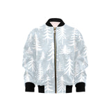 Christmas tree winter forest pattern Kids' Boys' Girls' Bomber Jacket