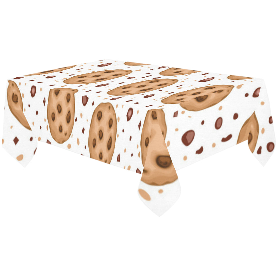 chocolate chip cookie pattern Tablecloth