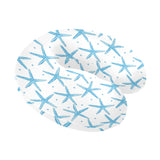 Watercolor starfish pattern U-Shaped Travel Neck Pillow