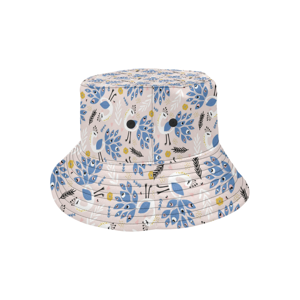 Cute peacock pattern Unisex Bucket Hat