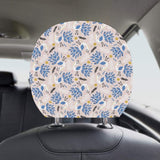 Cute peacock pattern Car Headrest Cover