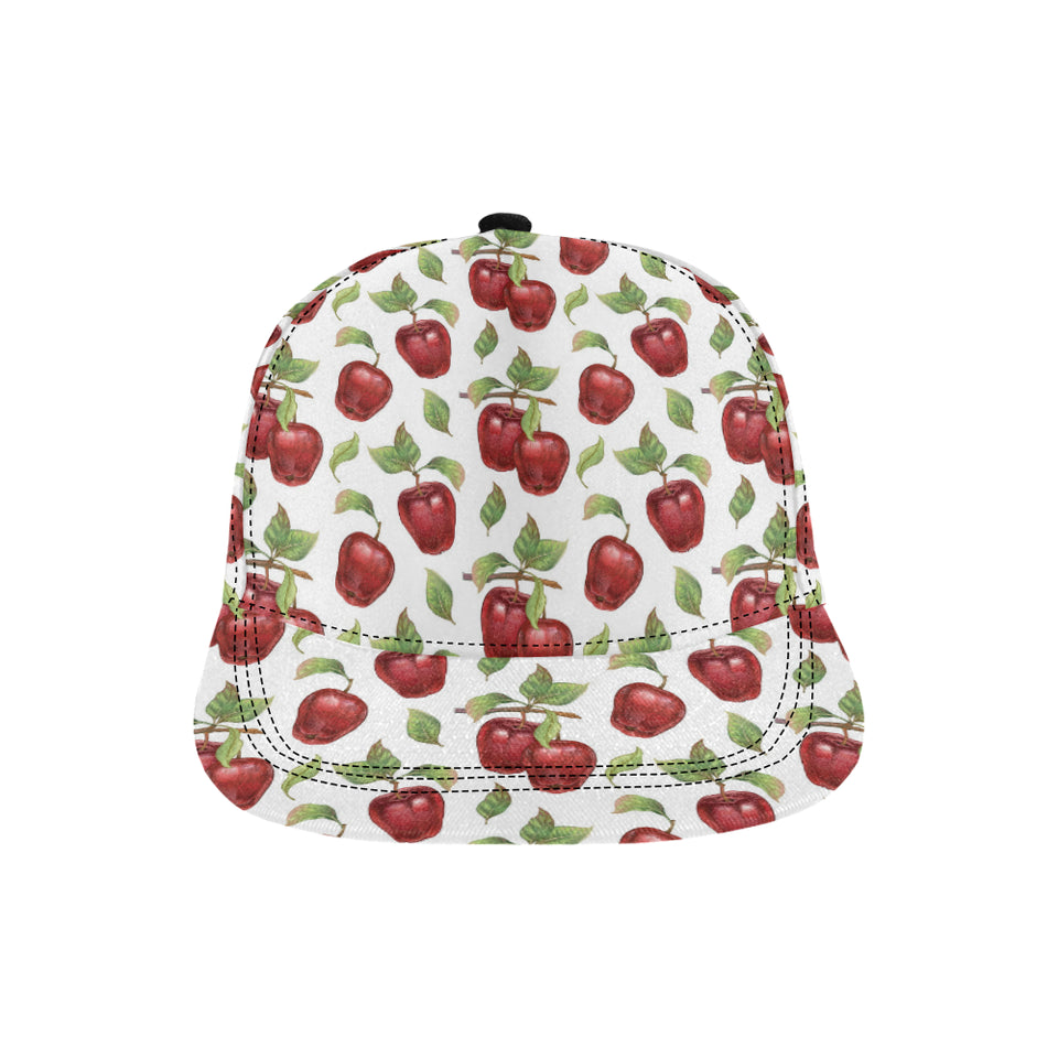 Red apples pattern All Over Print Snapback Cap