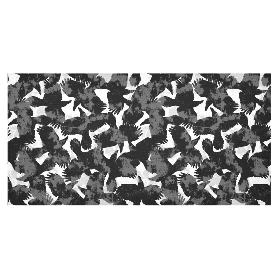 Crow illustration pattern Tablecloth