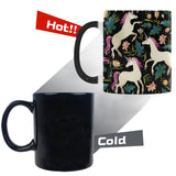 Unicorns forest background Morphing Mug Heat Changing Mug
