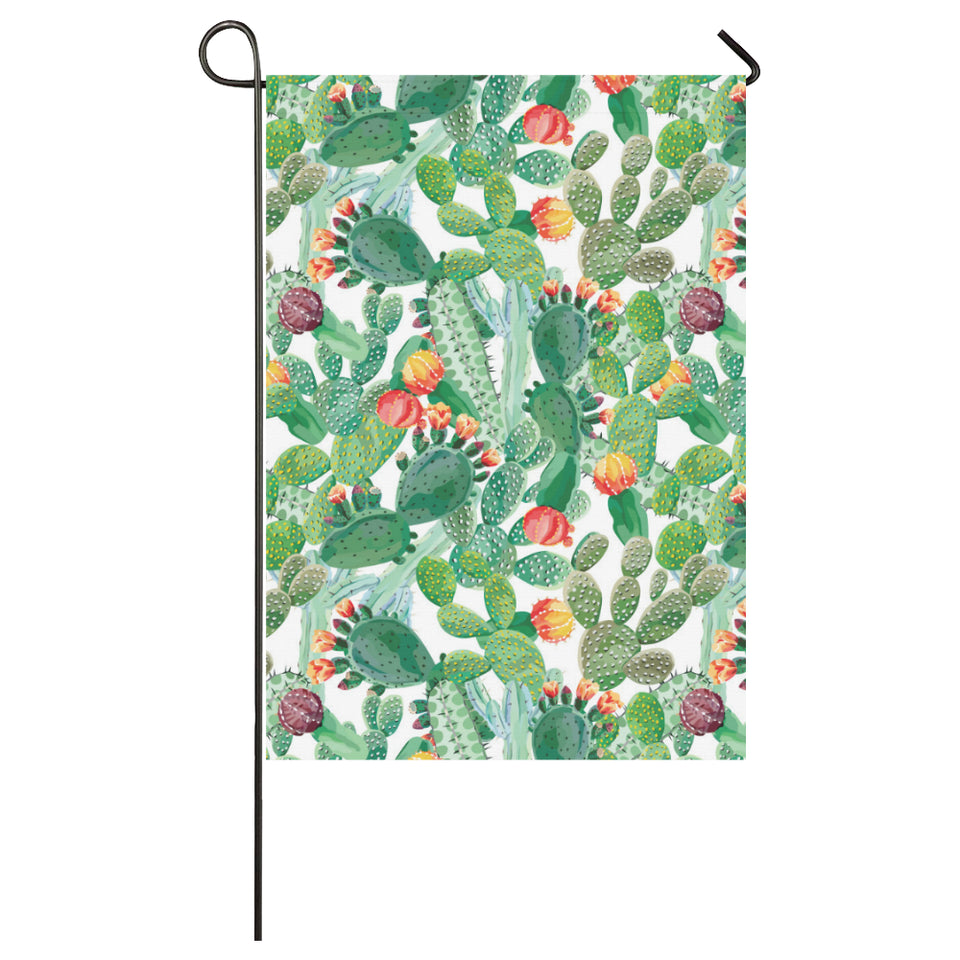 Cactus design pattern copy House Flag Garden Flag